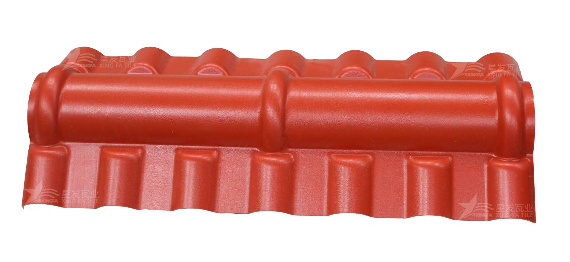 關(guān)于合成樹脂瓦正脊瓦寬度、規(guī)格、形狀的介紹。